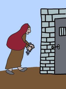 sent to jail, handcuffs, 